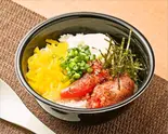 トロたく明太丼(21) Grated Yam, Pickled Radish & Spicy Fish Roe Rice Bowl(魚だし茶漬け 膳じろう 千住店)