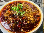 牛肉の四川風煮込み(中華料理 宮)