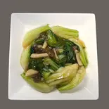 チンゲン菜のオイスターソース炒め Stir-Fried Bok Choy with Oyster Sauce(中国料理 みんらく)