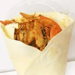 チキンチーズケバブラップ Chicken Cheese Wrap（ドネルケバブ＆バングラデシュスイーツ新小岩北口駅前店）