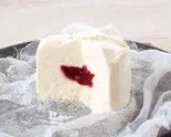 豆乳のチーズケーキ(ラズベリーソース)（夢庵 蕨中央店）