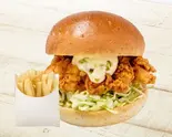 【NEW】マヨペーニョバーガーセット(ポテトSサイズ付き)（チョアチキン学園店 CHOA CHICKEN GAKUEN）