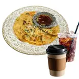 海鮮チヂミセット（韓国cafeしぷさむ）