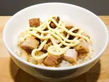 マヨチャーシューごはん（油そば研究所 弘明寺店）