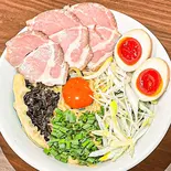 特製 鶏油そば 赤辛(濃厚鶏白湯 とりまる 大宮西口本店)