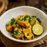 Đậu Tẩm Hành 揚げ豆腐ネギソース（かぼちゃアジアンキッチン）