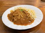 カレーパスタ（喫茶 ポノキオ）