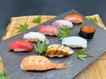 寿司盛合せ(上)1人前 Assorted sushi (premium) for 1 person（寿司・海鮮丼 がんこ 尼崎店）