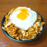 エッグケバブ丼【L】 Egg Topping Kebab Don（ロイヤルケバブハウス）