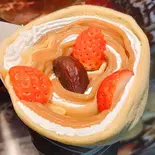 【人気8位】苺モンブランチョコバナナカスタード生クリーム（クレープショップシフォン）