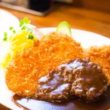 チキンカツセット（レストランかめや）