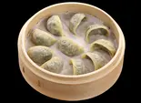 6個入り海老とニラ玉子の蒸し餃子(韭菜虾仁鸡蛋蒸饺)（千葉餃子 船橋店）