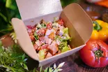 <MINI>自家燻製ベーコンのシーザーサラダ（ホットサンドとサンドイッチのお店 サンドウィッチマン）