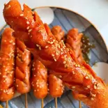 炸香肠 ソーセージ唐揚げ2本（姉妹骨湯麻辣燙）