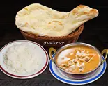 シーフードナンセット / Seafood Curry Naan Set（アジアンダイニング＆バー グレートアジア）