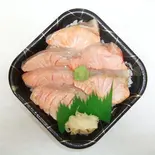 炙りサーモン丼 特盛（笹互 亀有本店）
