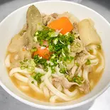 年越し豚汁うどん(ごろごろ具材)（おかず豚汁×健康玄米）