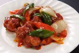 鶏肉の四川風ピリ辛炒め（焼飯専門店 龍門）