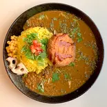 メンチカツキーマカレー（スパイスの隠れ家）