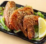 大人の手羽から3本（炭火焼居酒屋とりきち）