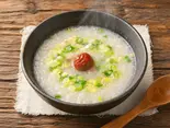 具材が選べる!ネギと生姜のさっぱり粥(表参道生春巻倶楽部)