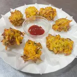 ベジタブルパコラ Vegetable pakora(INDIAN DINING CAFE SAFFRON)