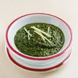 ほうれん草マトンカレー/Spinach Mutton Curry（インド料理レストランアダルサ）