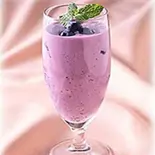 ブルーベリーラッシー Blueberry Lassi（シリザ アジアンフード ケバブ）