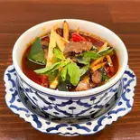 77. 牛肉とたけのこの辛味カレー Kaeng pa curry（タイ国料理ベンジャロン）