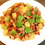 クミンと鶏肉炒め(好味苑 日暮里店)