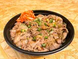 k1 炭火焼 牛カルビ丼（炭火焼肉弁当のニュージーランド社）
