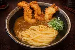 #かしわ天カレー釜玉（出汁うどん彩 IRODORI）