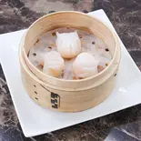 海老の蒸し餃子(3個)（黄金の華 ニッケコルトンプラザ店）