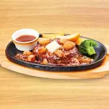 【918】単品ニンニク手ごねハンバーグ（ヴィクトリアステーション 札幌北5条店）