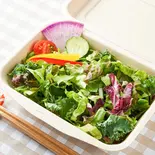 選べるドレッシング10種の野菜サラダ（クリームシチュー専門店 Steww＆Co. 神田淡路町店）