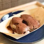 とろけるなめらか〜生ちょこ餅◎1舟8粒入♪（つきたて餅雅や）