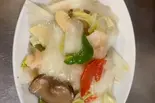 虾仁白菜 剥きえびと白菜の塩味煮込み（上海苑）