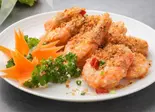 避风塘椒盐虾(香港スタイル海老の花椒揚げ)（北京ダック専門店 北京烤鴨店 上野店）