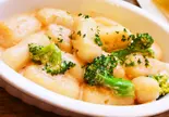 北海道産じゃが芋のニョッキランチ(明太クリームソース)（日本橋箱崎町ビンチェ）