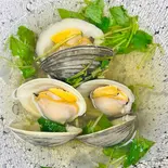 ホンビノス貝の酒蒸し(四季旬彩 料理人が魅せる神田和食店 桃源郷)