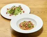 令和の魔法をかけた特製ナポリタン生パスタ+サラダ付(SHELTY CAFE シェルティーカフェ)