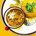 肉カレー+パクチー（さんとよん）