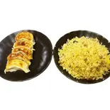肉弾小餃子(5個)半チャーハンセット（青山餃子房 船橋店）
