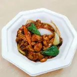 鶏肉黒胡椒炒め(中華料理錦楽軒)