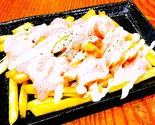 フライドポテトの明太マヨソース(餃子工房 ちびすけ 阿倍野橋店)