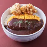 デミカツ丼 300(唐揚2)（ガチでうまい「ガチ丼屋」 大橋店）