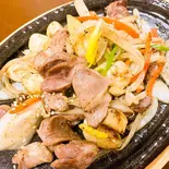 まるごとにんにく砂肝炒め（清瀬 韓国料理 金の家）