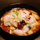 白身魚の四川風味煮込み（中華料理刀削麺 逸品園）