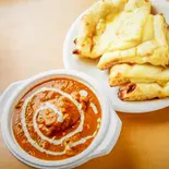 チーズナン弁当 カレー1種(インド・ネパール料理 ニューマハラジャ三鷹店)