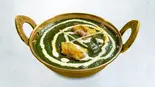 マトンパラクカレー (Mutton Palak)（インドネパールレストランタージマハル(新大阪)）